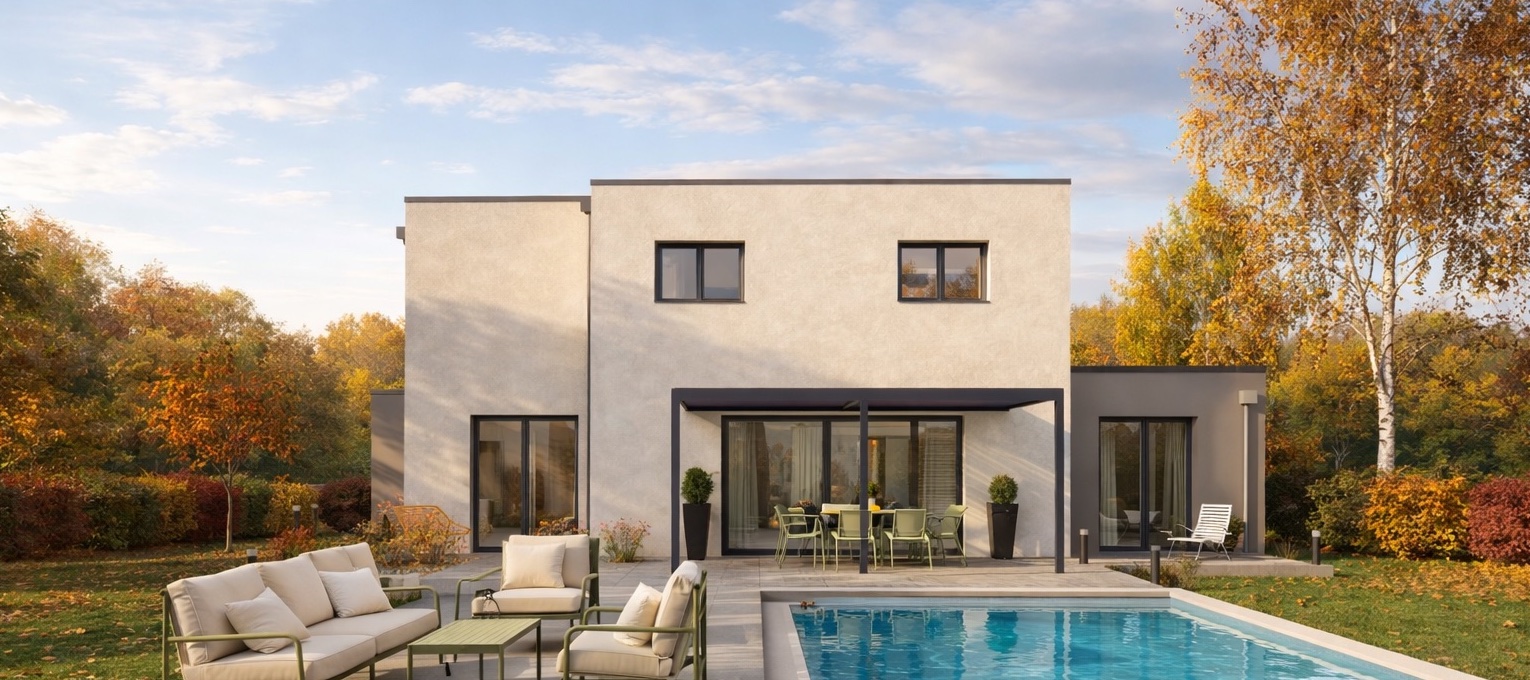 Maison toit plat Maison Laure