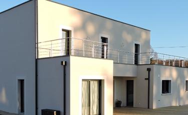 maison toiture terrasse