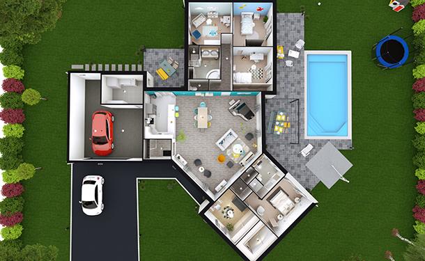 Maison contemporaine Lagune 3