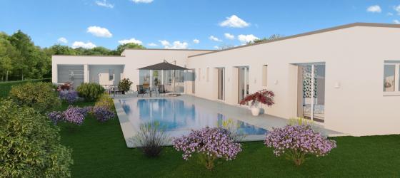 Maison toiture plate Loft 3