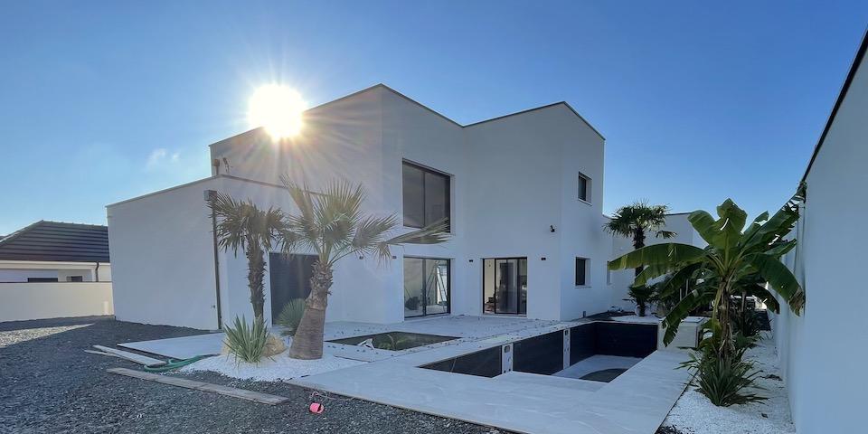 maison toiture terrasse