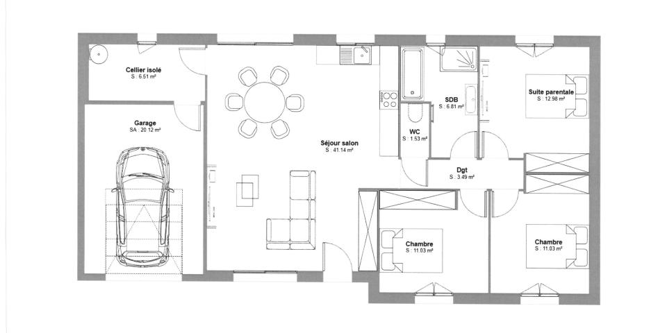 Plan intérieur